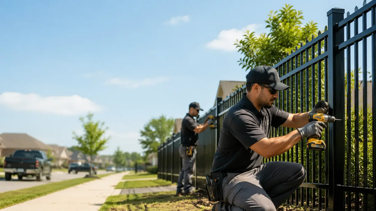 Metal Fence Installation in Auburn, MI
